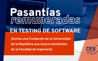 Pasantías remuneradas en testing de software