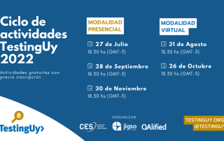 agenda de actividades de testinguy 2022